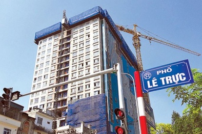 Cao ốc sai phép 8B Lê Trực có kết cấu không bình thường?
