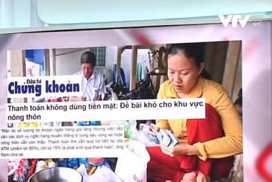 Thanh toán điện tử: Bài toán khó cho khu vực nông thôn