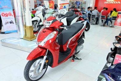 Bảng giá xe máy Honda cập nhật mới nhất: SH Mode chênh 12 triệu đồng