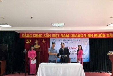 Lễ ra mắt Câu lạc bộ nghề Luật – Học viện Phụ nữ Việt Nam