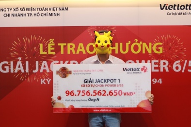 Xổ số Vietlott: Nhận giải 'khủng' 96,7 tỷ đồng, tỷ phú TP.HCM mua ngay nhà mới
