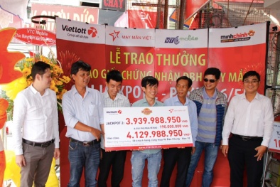 Xổ số Vietlott: Tiết lộ địa điểm phát hành tấm vé trúng thưởng hơn 5,2 tỷ đồng