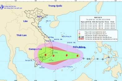 Công điện của Thủ tướng: Tập trung ứng phó với bão số 9 và mưa lũ