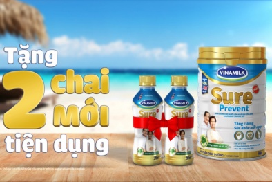 Khuyến mãi hấp dẫn khi mua Vinamilk Sure Prevent tháng 11/2018