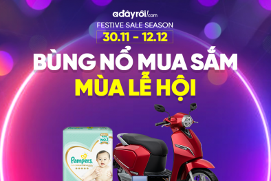 Adayroi tung chương trình siêu ưu đãi, giảm giá 50%++ dịp cuối năm