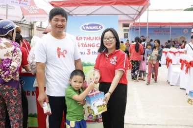 12.000 trẻ suy dinh dưỡng, thấp còi tăng cân sau 3 tháng