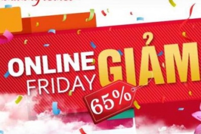 Online Friday 2018: 'Cháy' hàng giảm giá sốc