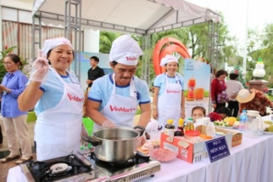 Hàng trăm đầu bếp không chuyên so tài tại Hội thi 'Sạch tươi ngon, cùng con khôn lớn'