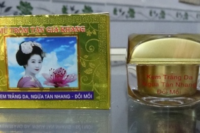 Đình chỉ lưu hành, thu hồi sản phẩm Cream mủ trôm Tân Gia Khang do không đạt chất lượng
