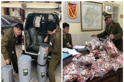 Chặn đứng lô hàng dầu thực vật, chân gà Trung Quốc tuồn vào Việt Nam tiêu thụ