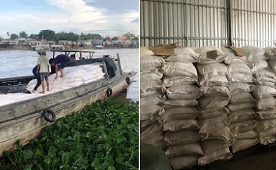 Triệt phá đường dây buôn lậu lượng lớn đường cát và hàng may mặc