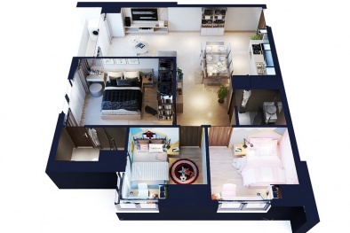 Đi tìm lời giải cho sức hút của căn hộ 3 phòng ngủ