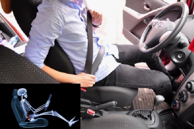 Ngồi sai tư thế khi lái ô tô khiến tài xế dễ mắc bệnh và gặp tai nạn
