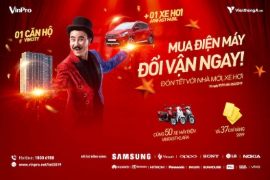 Trúng ngay combo 'nhà VinCity và xe VinFast' khi mua hàng điện máy tại VinPro, Viễn Thông A