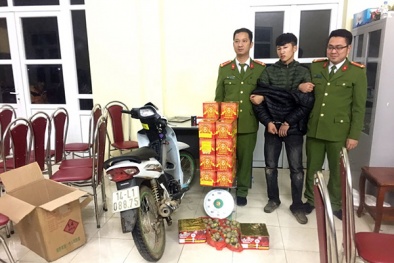 Quảng Ninh: Bắt giữ đối tượng vận chuyển hơn 32kg pháo từ Trung Quốc
