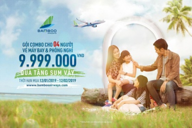 Bamboo Airways cất cánh từ ngày 16/1: Giá vé thấp nhất từ 149.000 VND