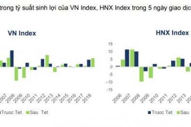 Những cổ phiếu được khuyến nghị đầu tư ngắn hạn vào 5 ngày trước Tết Âm lịch 2019