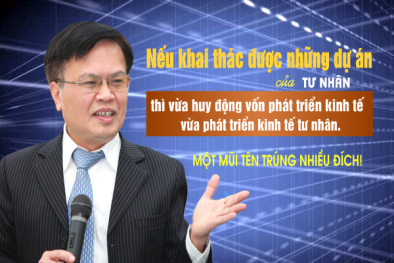 TS. Nguyễn Đình Cung: 'Khai thác dự án tư nhân, một mũi tên trúng nhiều đích'