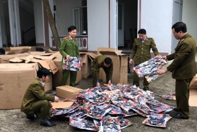 Tạm giữ gần 3.000 đồ chơi bạo lực cho trẻ em không hóa đơn chứng từ