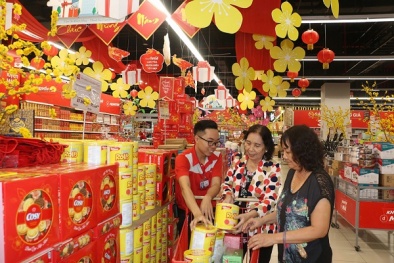 Hàng hóa tại siêu thị ổn định giá so với trước Tết Nguyên đán