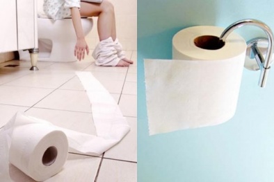 Dùng giấy vệ sinh kiểu này nguy cơ rước đống bệnh vào người