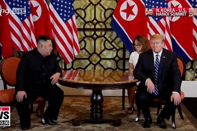 Bắt đầu ngày họp thứ hai của hội nghị thượng đỉnh Mỹ-Triều lần 2