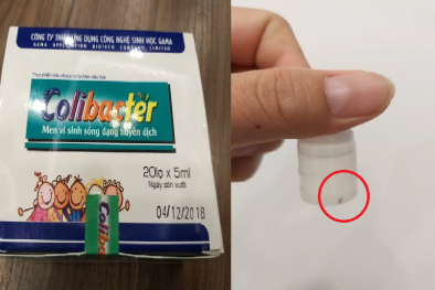 Men tiêu hóa Colibacter có 'dị vật', doanh nghiệp nói không trực tiếp bán ra thị trường