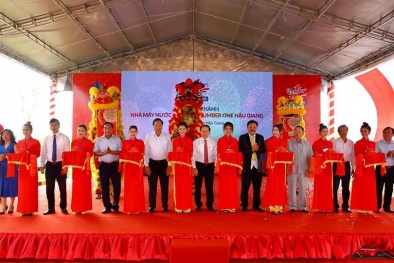 Khánh thành nhà máy nước giải khát Number One tại Hậu Giang