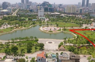 Hé lộ về doanh nghiệp đứng sau dự án 'xén' công viên Cầu Giấy làm bãi đỗ xe