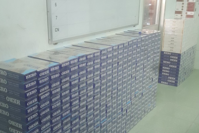 Phát hiện 7.000 bao thuốc lá điếu nhãn hiệu nước ngoài không hóa đơn chứng từ