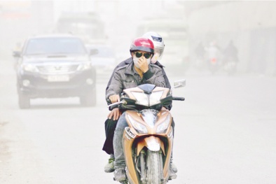 Bụi mịn PM2.5 'phong tỏa' Hà Nội: Nhiều tuyến đường ô nhiễm vượt chuẩn