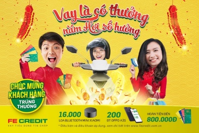 22.897 khách hàng trúng thưởng suất hoàn tiền Vay Là Có Thưởng, Năm Hợi Số Hưởng