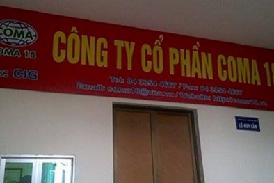 Công ty CP COMA18 dính án phạt do công bố thông tin không đúng hạn