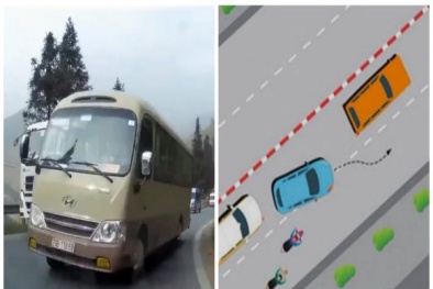 Sai lầm 'chết người' khi vượt xe ô tô nhiều tài xế mắc phải