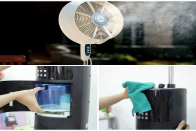 Dùng quạt phun sương tránh mắc sai lầm kẻo gây hại sức khỏe
