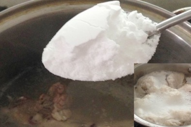 Tiết lộ về loại bột chết người trong bát phở, cốc chè…