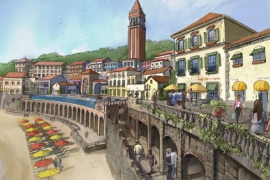 Theming giả cổ: nghệ thuật kiến tạo 'thị trấn Amalfi' trên đảo Ngọc Theming giả cổ: nghệ thuật kiến tạo 'thị trấn Amalfi' trên đảo Ngọc