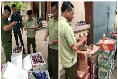 Nhập lậu lượng lớn kem vị trái cây, nước ngọt từ Trung Quốc về Việt Nam tiêu thụ