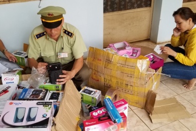 Ngang nhiên vận chuyển hàng hóa trái phép mang đi tiêu thụ