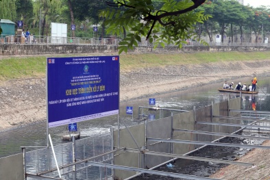 Sông Tô Lịch đang dần ‘hồi sinh’ nhờ công nghệ Nhật Bản?