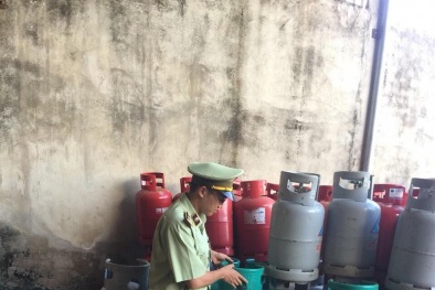 Nguy cơ tiềm ẩn trong những vỏ bình gas không rõ nguồn gốc