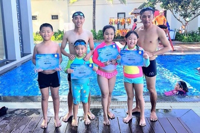 ‘Đột nhập’ lớp học 5 sao trang bị kỹ năng sinh tồn của các ‘kình ngư nhí’ tại Vinpearl