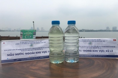 Nước Hồ Tây đạt chuẩn kỹ thuật quốc gia sau thử nghiệm công nghệ Nhật Bản