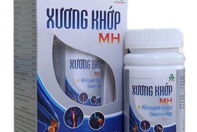 Ngang nhiên quảng cáo thực phẩm bảo vệ sức khỏe xương khớp MH sai quy định