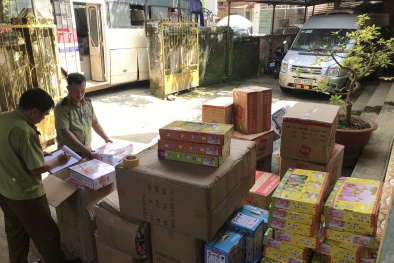 Bắt giữ 10.000 sản phẩm đồ chơi trẻ em nhập lậu, không có tem hợp quy