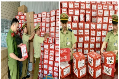 Ngang nhiên bán lượng lớn bánh dẻo không rõ nguồn gốc