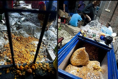 Kinh hoàng quy trình sản xuất bánh trung thu siêu 'rẻ', siêu 'bẩn'