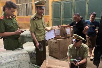 Thu gom nhiều loại mỹ phẩm Trung Quốc về các tỉnh tiêu thụ