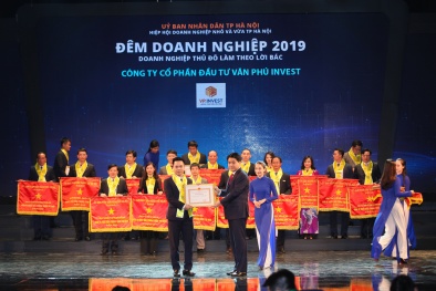 Văn Phú – Invest được tôn vinh tại Đêm doanh nghiệp 2019