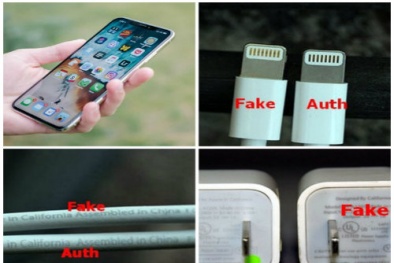 Thủ thuật phân biệt phụ kiện iPhone chính hãng và hàng giả nhái